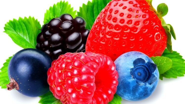 체중 감량을위한 다이어트의 열매